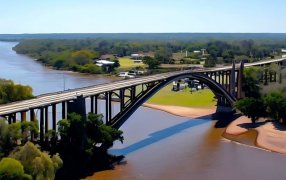 Puente Binacional en la localidad misionera de El Soberbio: Intendentes partieron hacia a la ciudad de Brasilia para participar de una audiencia pública