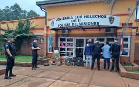 Cayó dúo de delincuentes, quienes poseen un amplio prontuario delictivo en la localidad misionera de Los Helechos