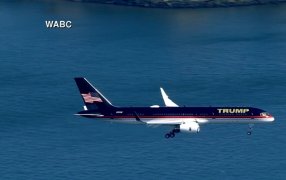 Trump llega a Nueva York para la histórica comparecencia de este martes