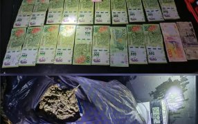 Secuestran una mochila con marihuana valuada en más de dos millones de pesos