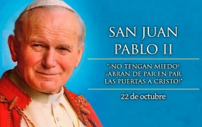 Cada 22 de Octubre se celebra la Fiesta del Papa San Juan Pablo II, el Grande