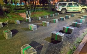 Secuestraron más de 500 kilos de marihuana que se encontraba acopiada en el monte: El estupefaciente se encontraba oculto en cercanías del límite internacional fronterizo