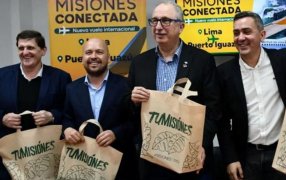Lanzaron la nueva ruta aérea internacional que unirá Lima con Puerto Iguazú