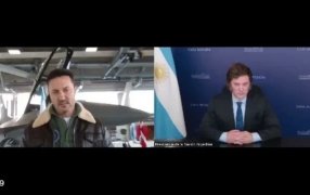 De manera virtual: El Presidente Javier Milei encabezó la firma del convenio para la compra de aviones a Dinamarca