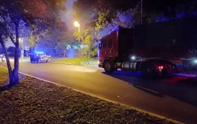 Efectivos policiales, frenaron el paso de dos camiones con soja en Misiones