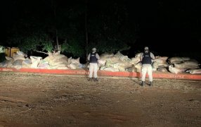 Misiones: Prefectura Naval Argentina incautó casi nueve toneladas de soja