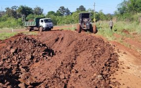 Apóstoles: Avance en mejoras de los caminos rurales del Municipio
