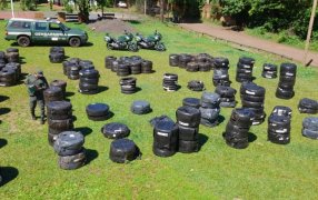 Gendarmería Nacional incautó 262 neumáticos de contrabando: La mercadería era enviada utilizando la modalidad de encomiendas