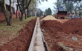 Apóstoles: Culminan trabajos de cordones cunetas en calle Santiago del Estero