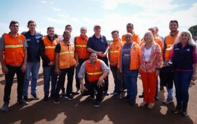 Misiones: Presentaron en el Municipio de Apóstoles la campaña de prevención de incendios "No Me Quemés" y la inauguración de una Estación Meteorológica conectada a la Red Hidrológica Nacional