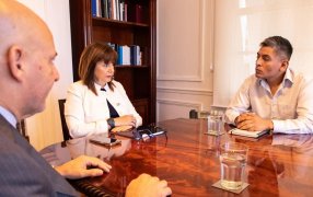 La Ministra Patricia Bullrich recibió a Luis Chocobar, Oficial de Policía que actuó bajo cumplimiento del deber