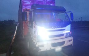 Murió un peatón al ser embestido por un camión en Candelaria