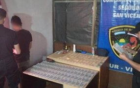 San Vicente: Robó más de 7 mil dólares, la Policía de Misiones lo detuvo y recuperó los billetes