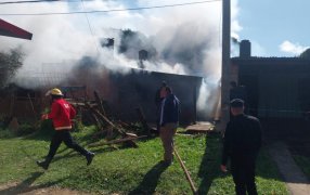 Incendio en una vivienda de la ciudad de Posadas, sin lesionados