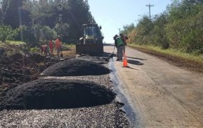Misiones: La Dirección Provincial de Vialidad mejora el acceso al Municipio de Florentino Ameghino