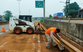 Misiones: Realizan tareas en el Nodo Vial Posadas – Garupá sobre la Ruta Nacional N° 12 y se extenderán durante las próximas dos semanas