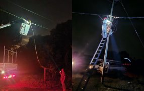 Pese a múltiples daños, Energía de Misiones pudo normalizar la mayoría de los cortes por la tormenta