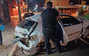 Misiones: Siniestro vial en la ciudad de Puerto Iguazú, una persona lesionada