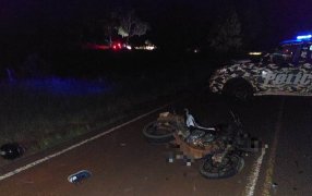 Misiones: Dos motociclistas fallecieron tras protagonizar un choque en la Ruta Provincial N° 5 en la localidad de Panambí