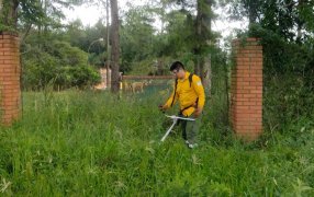 Candelaria: Comenzaron con la puesta en valor del Club de Ecología ubicado en inmediaciones de la Reserva El Puma