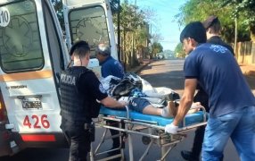 Asistieron con primeros auxilios a una mujer de 57 años desvanecida en la vía pública en la ciudad misionera de Oberá