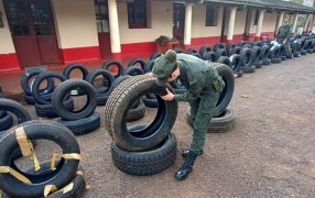 Gendarmería Nacional secuestró 215 neumáticos que eran enviados por encomienda: El transporte de cargas generales en el que fueron embarcados había sido interceptado en la localidad misionera de el Alcázar