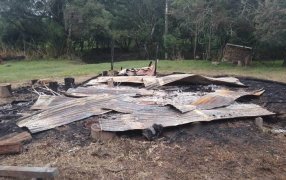 Misiones: Un hombre de 67 años murió en un incendio domiciliario en el Municipio de Puerto Esperanza
