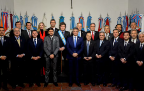 Pacto de Mayo: El Presidente Javier Milei y  Gobernadores firmaron el acta