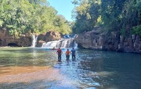 Falleció un hombre de 37 años ahogado en el Salto Gruta India en el Municipio misionero de Garuhapé