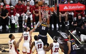 NBA: Denver Nuggets derrotó a Miami Heat por 108-95 y quedó a un paso de la gloria