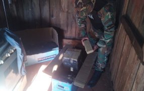 Prefectura Naval Argentina incautó 78 kilos de marihuana en Misiones