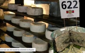 Se vendió el queso más caro del mundo, pesa 2 kilos y pagaron 30.000 euros