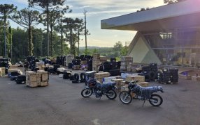 Operativo Fronteras: Prefectura Naval Argentina confiscó mercadería ilegal por un valor superior a los 178 millones de pesos