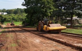 Continúan los trabajos llevados adelante por la Secretaría de Obras Públicas de la Municipalidad de la ciudad misionera de Apóstoles