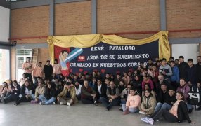 Reivindicando valores, el INYM participó en homenaje a Favaloro