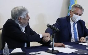 Hugo Moyano respaldó la reelección de Alberto Fernández: “Yo lo apoyaría”