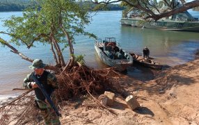 Misiones: Prefectura Naval Argentina secuestró más de 91 kilos de marihuana y además de 5.000 atados de cigarrillos