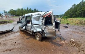 Falleció un hombre de 33 años tras despistar y volcar con un automóvil, sobre la Ruta Provincial N° 204 en la localidad misionera de Profundidad