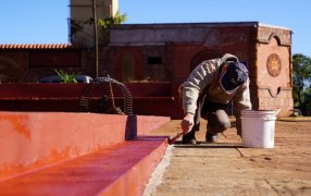 Apóstoles: Trabajos de mantenimiento en plazoletas