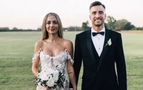 Campeón del mundo, sigue festejando: Nicolás Tagliafico celebró su casamiento con Carolina Calvagni