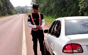 Controles de velocidad y alcoholemia en las rutas de la provincia de Misiones ante el gran movimiento turístico