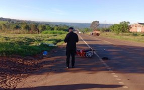 Un motociclista de 58 años falleció al ser embestido por un camión sobre la Ruta Nacional N° 14 en Municipio misionero de Campo Viera