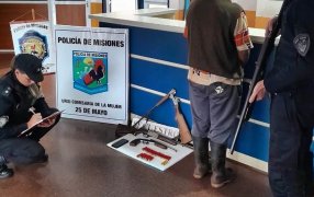 Detenido por amenazar a su cuñada, allanaron su domicilio y secuestraron armas de fuego