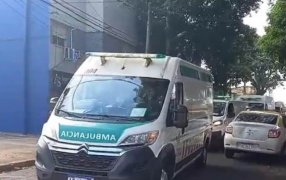 Posadas: Este día lunes, trabajadores de la Red de Traslado se sumaron a la manifestación multisectorial en la Avenida Uruguay