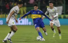 Liga Profesional de Fútbol: Boca Juniors igualó 2 a 2 ante Defensa y Justicia en Florencio Varela