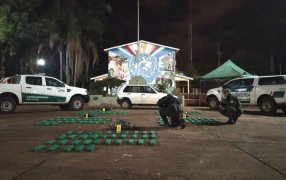 Evadió control de Gendarmería Nacional mientras transportaba más de 150 kilos de marihuana: El automóvil utilizado fue interceptado y su conductor detenido