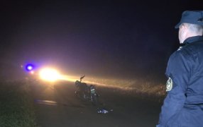 Misiones: Un motociclista de 53 años falleció tras un siniestro vial en la localidad de Ruiz de Montoya, sobre la Ruta Provincial N° 223, a la altura del Parque Industrial