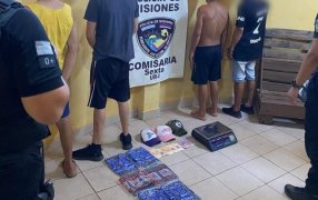 Cuatro detenidos por un robo modalidad piraña en una tienda para mascotas en la ciudad misionera de Posadas: Todos cuentan con antecedentes delictivos