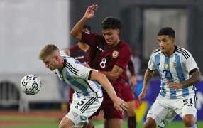 Preolímpico: En un escandaloso final, Venezuela le empató sobre la hora a la Selección Argentina Sub 23
