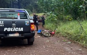 El Soberbio: Un motociclista falleció tras despistar en la zona rural